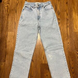 Abercrombie Jeans Vintage Straight High Rise Light Wash